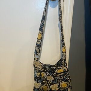Vera Bradley Black and Yellow Crossbody Bag